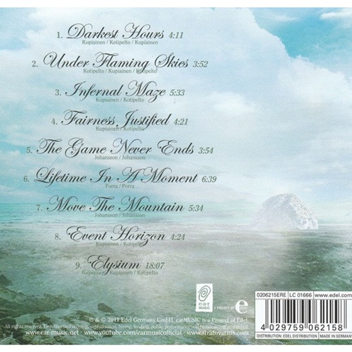 HITWAY MUSIC - STRATOVARIUS - ELYSIUM - CD