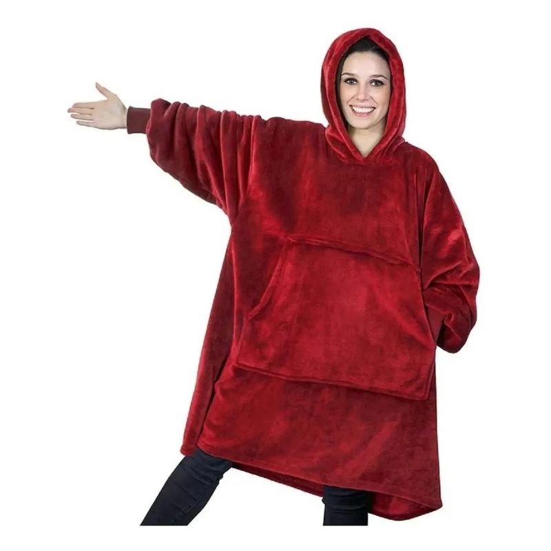 ARCA SHOPPING - Manta Pijama Polar Bata Mujer Poleron Chiporro Hombre Poleron Felpa