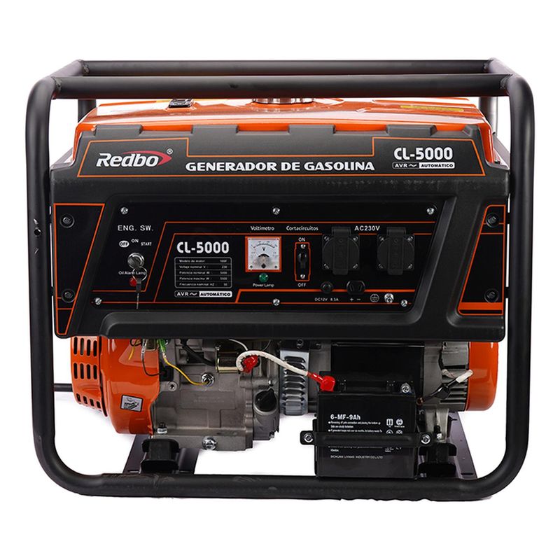 REDBO - Generador Bencinero Part. Eléctrica Redbo Cl5000 5.000 W