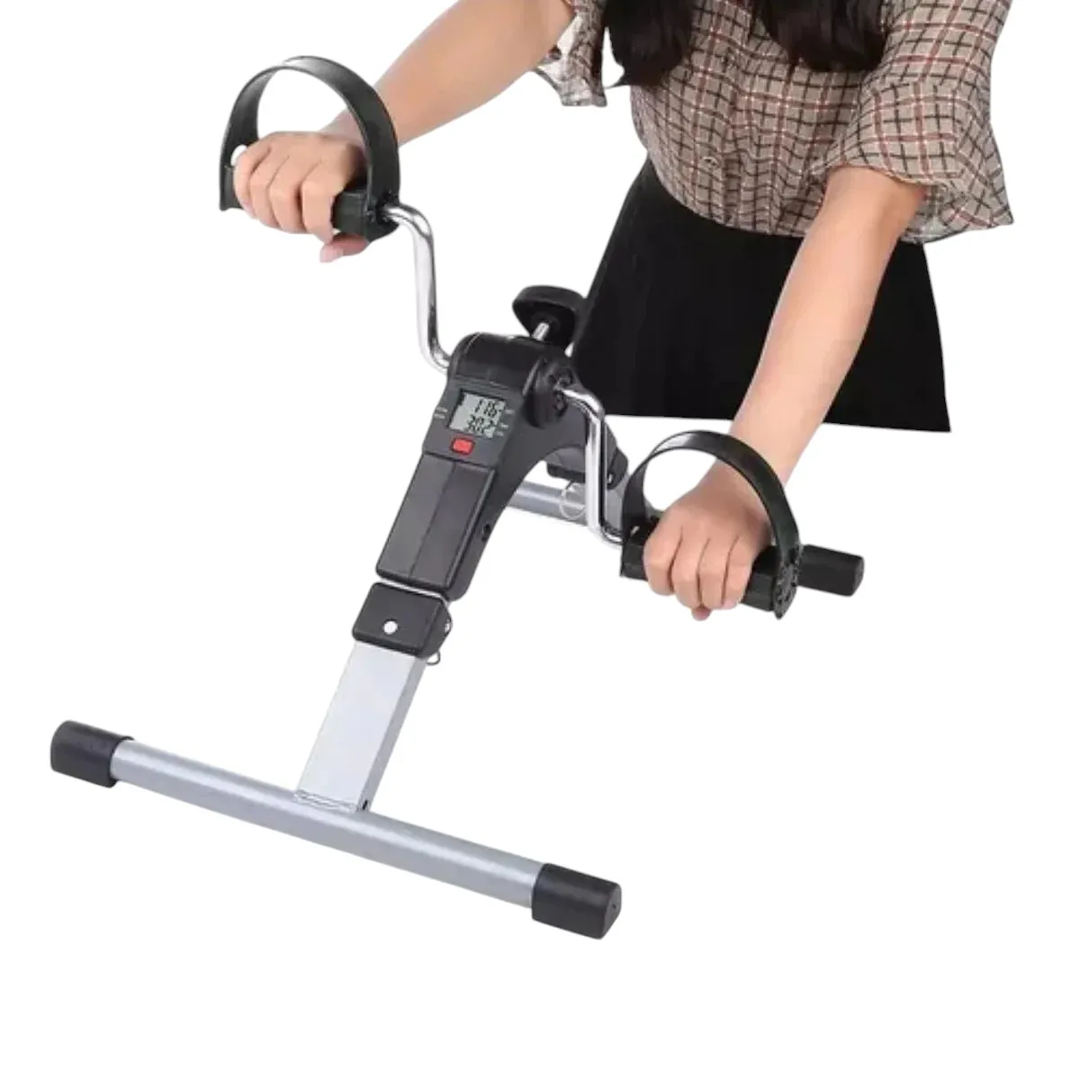 GENERICO - Maquina Pedalera Ejercitador Manos Y Pies Con Pantalla