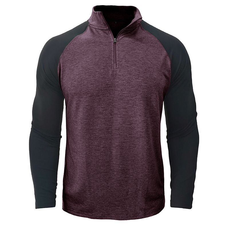 BLWOENS - Polera de manga larga para hombres en primavera y otoño - Rojo