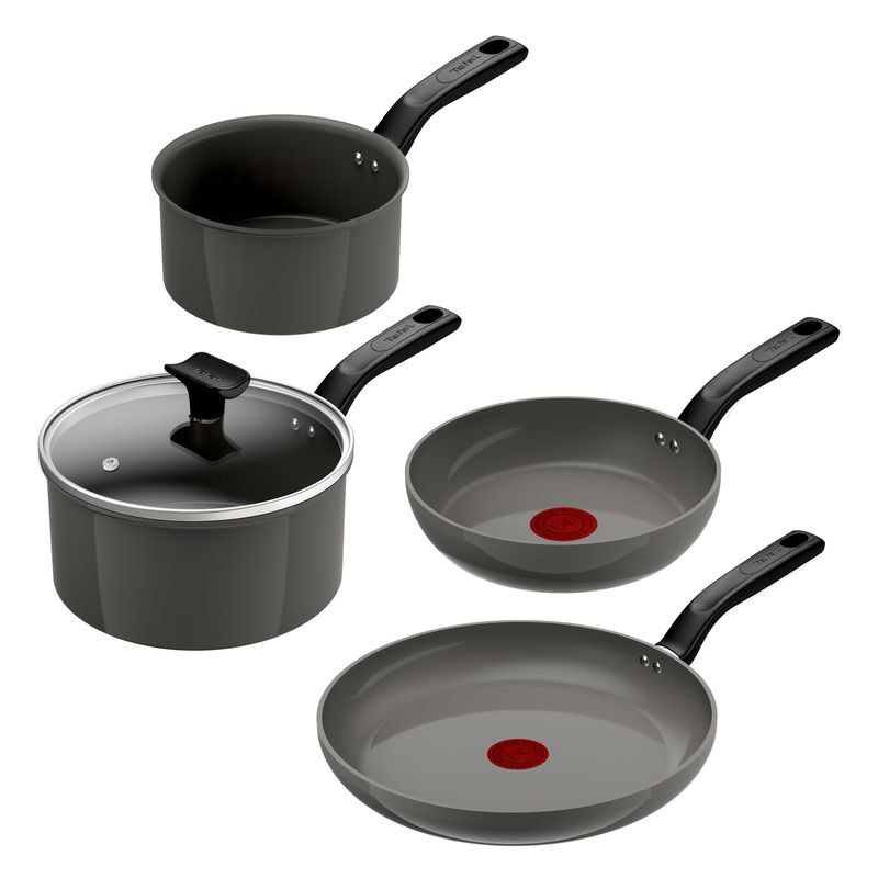 TEFAL - Batería de cocina Cerámica 5 piezas Change Tefal