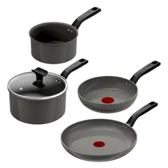 TEFAL - Batería de cocina Cerámica 5 piezas Change