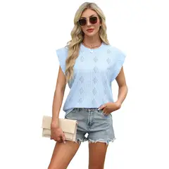 BLWOENS - Polera manga corta Mujer - Azul