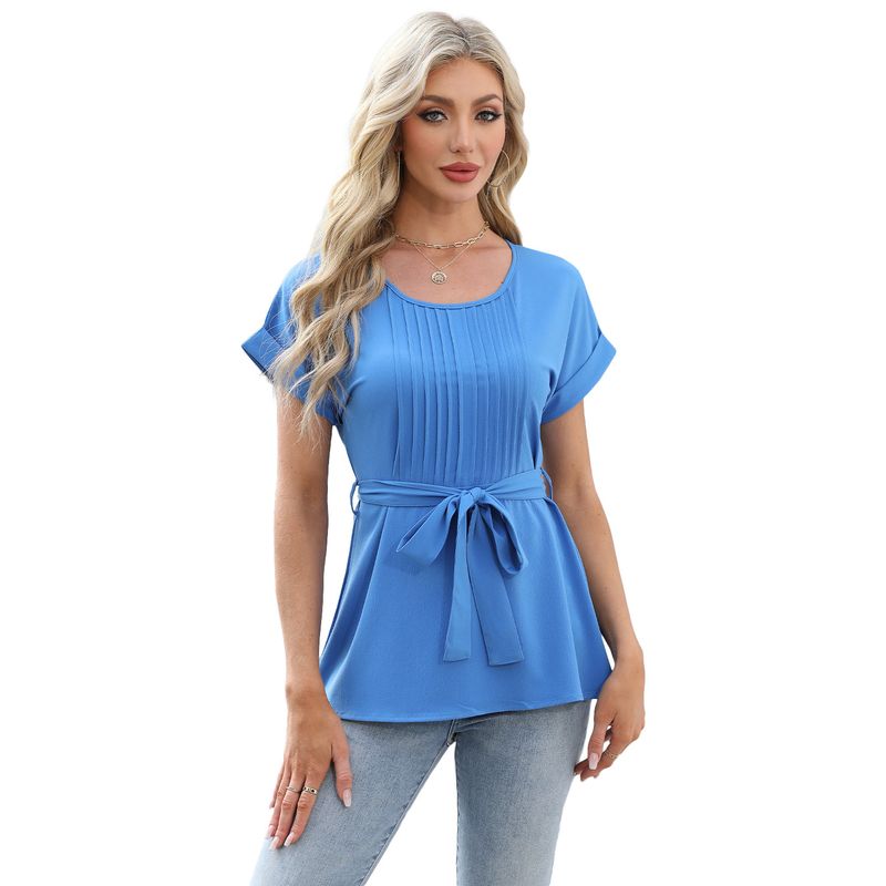 BLWOENS - Polera manga corta Mujer - Azul