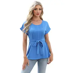 BLWOENS - Polera manga corta Mujer - Azul