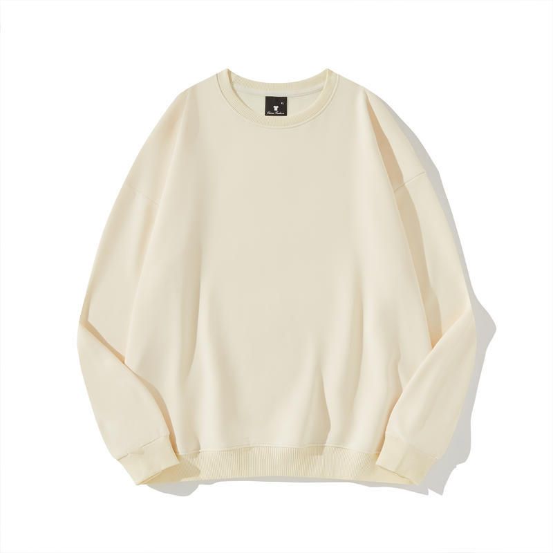 BLWOENS - polera de manga larga para hombres y mujeres en primavera y otoño - Amarillo
