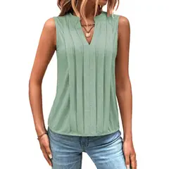 BLWOENS - Polera manga corta para mujeres - Verde