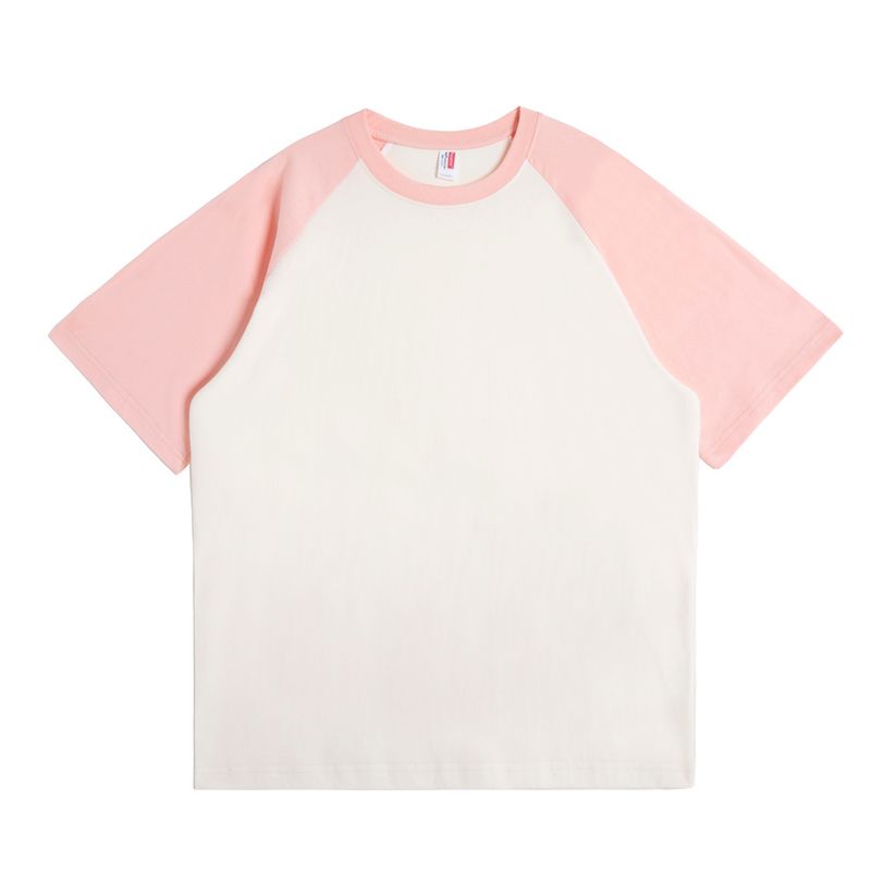 BLWOENS - polera de manga corta de verano para mujeres - Rosa_.