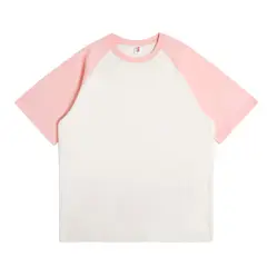 BLWOENS - Polera de manga corta de verano para mujeres - Rosa_.