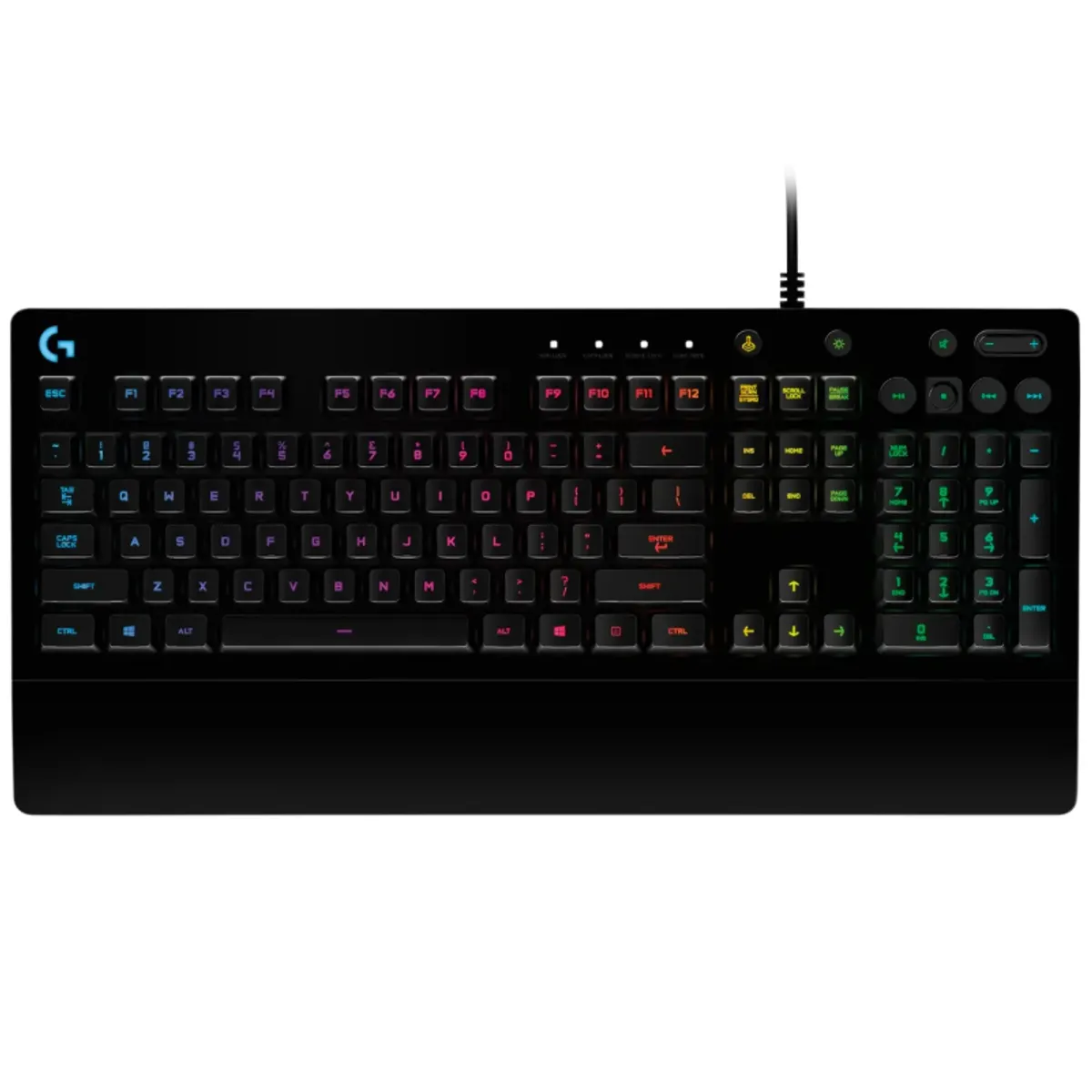 LOGITECH - Teclado Gamer - Logitech G213 Prodigy - 100% - Membrana - USB - RGB