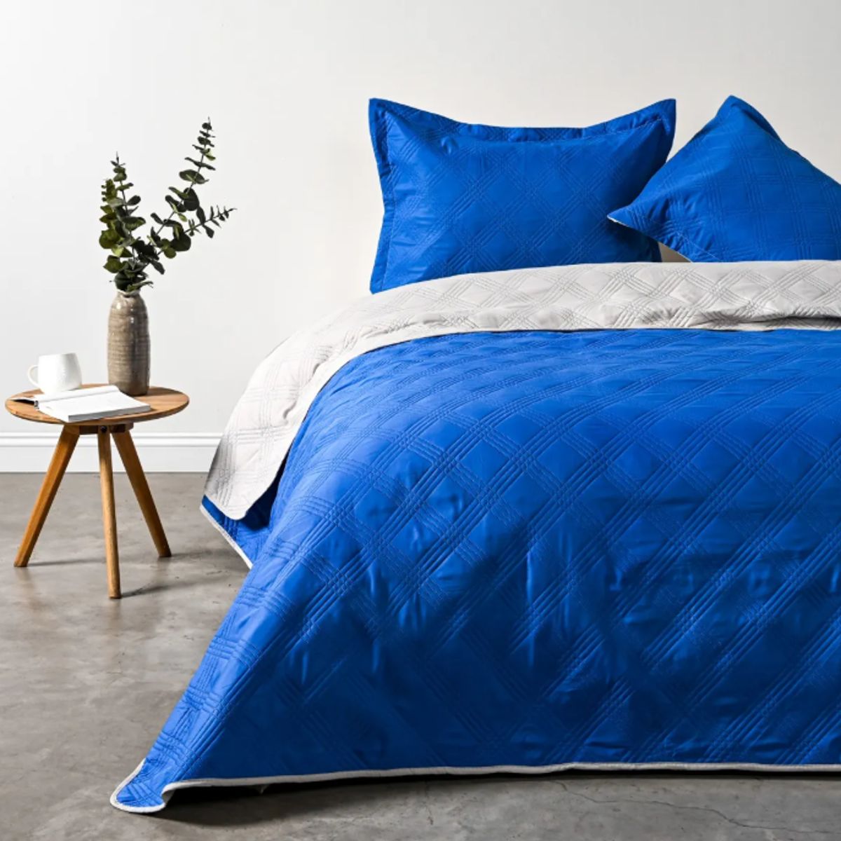 CANNON - Quilt Cubrecamas 2 Plazas Primavera Af - Cannon Cobalto Arena