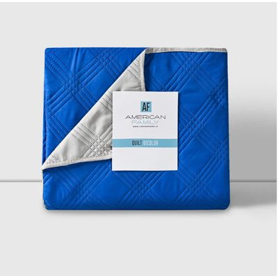 Imagen 2 del producto Quilt Cubrecamas 2 Plazas Primavera Af - Cobalto Arena