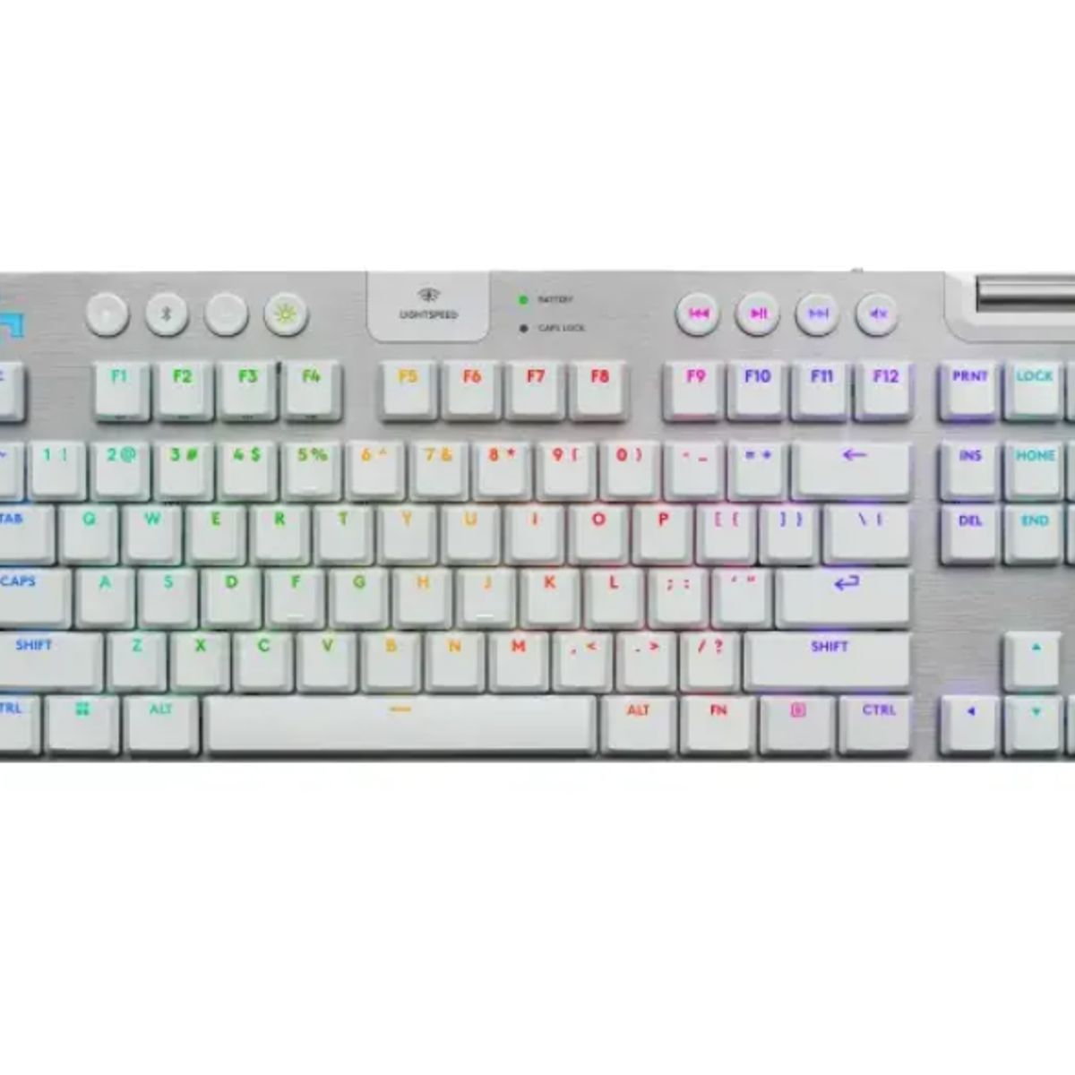 LOGITECH - Teclado Gamer - Logitech G915 X Lightspeed TKL - White Inglés