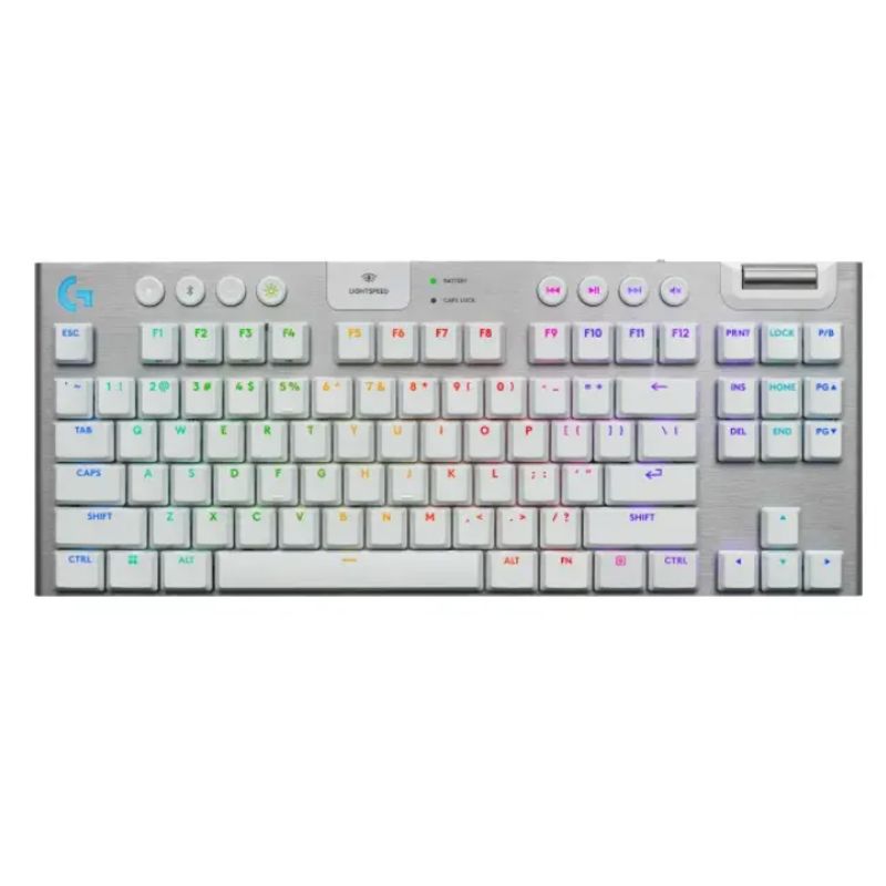 LOGITECH - Teclado Gamer - Logitech G915 X Lightspeed TKL - White Inglés