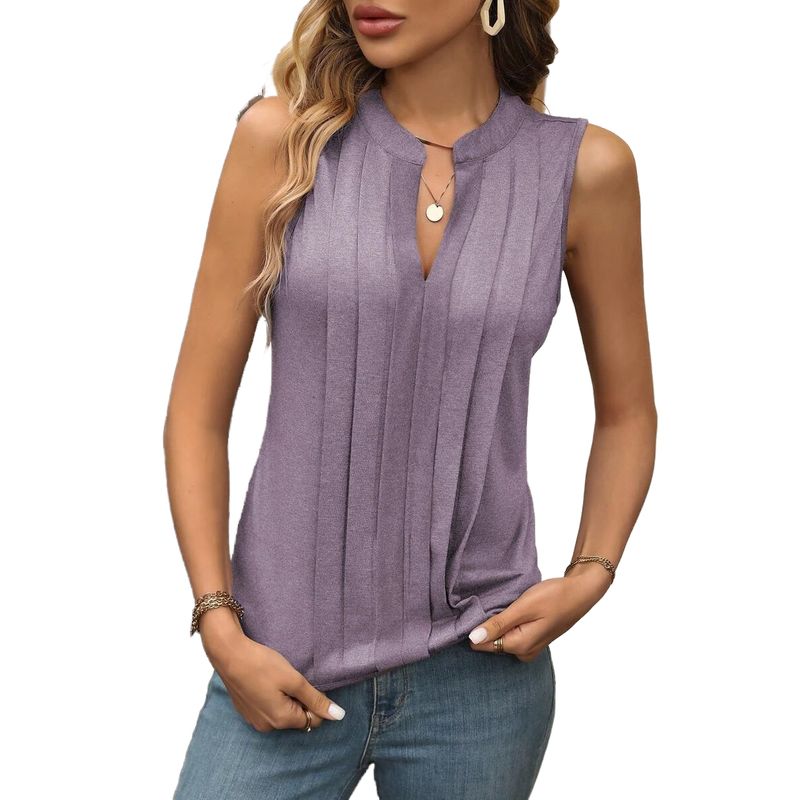 BLWOENS - Polera manga corta para mujeres - Morado
