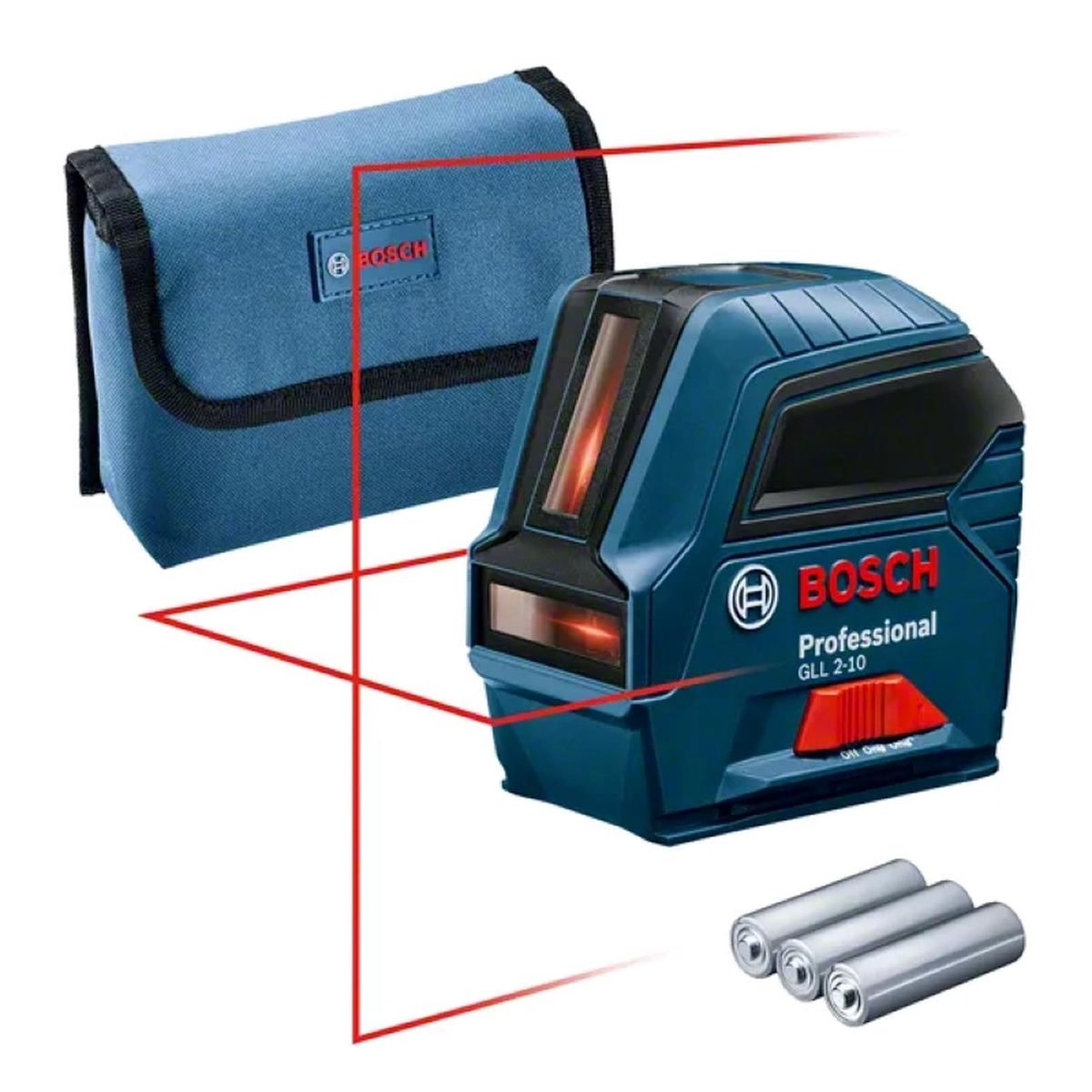 BOSCH - Nivel láser de líneas GLL 2-10 Professional Bosch