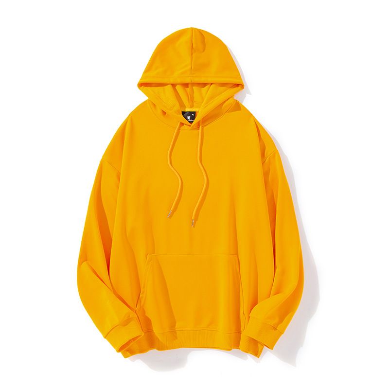 BLWOENS - polera de manga larga para hombres y mujeres en primavera y otoño - Amarillo
