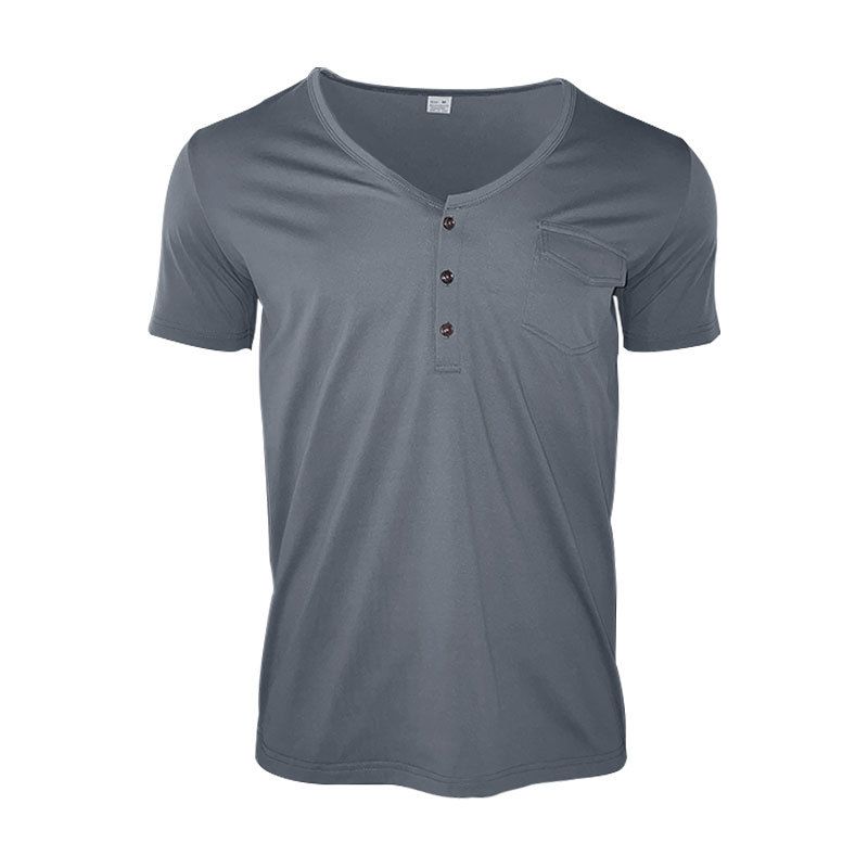 BLWOENS - Polera Manga Corta Hombre - Gris