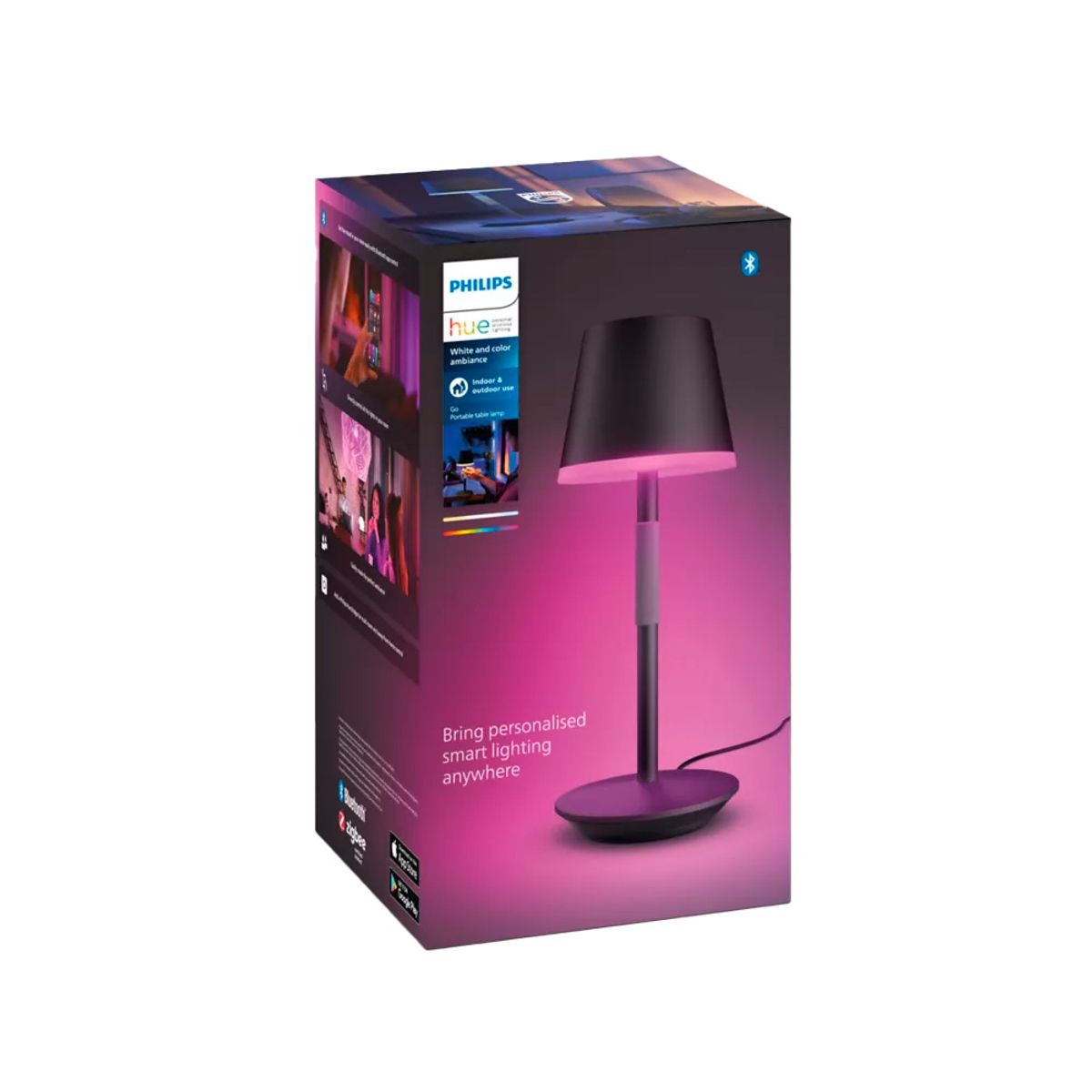 PHILIPS - Lámpara de Mesa Portátil Philips Hue Go