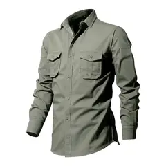 BLWOENS - Camisa Hombre - Verde