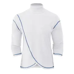 BLWOENS - Polera de manga larga para hombres en primavera y otoño - Blanco_.