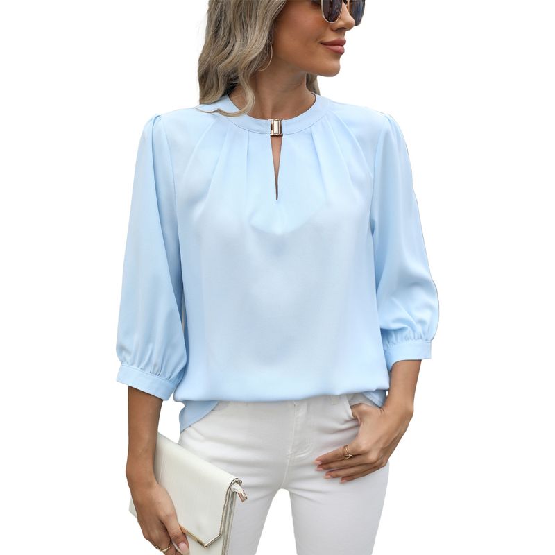 BLWOENS - Polera manga corta Mujer - Azul
