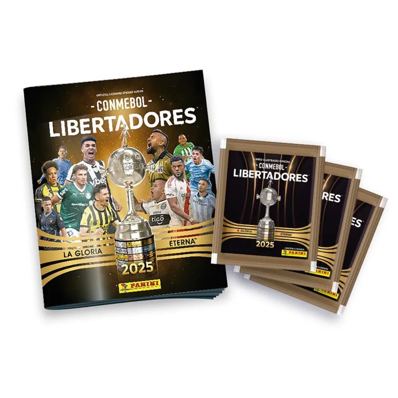 PANINI CHILE - Pack Álbum + 40 Sobres Copa Libertadores 2025
