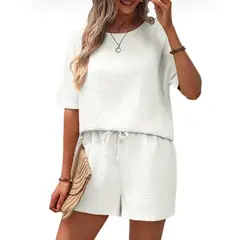 BLWOENS - Blusas y pantalones casuales para mujeres Traje-2 piezas