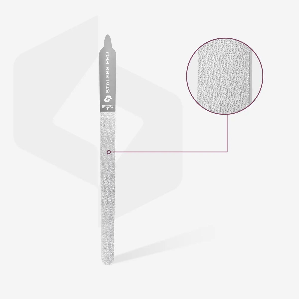 STALEKS - Lima Láser Recta para Uñas 155mm STALEKS PRO EXPERT 11.-