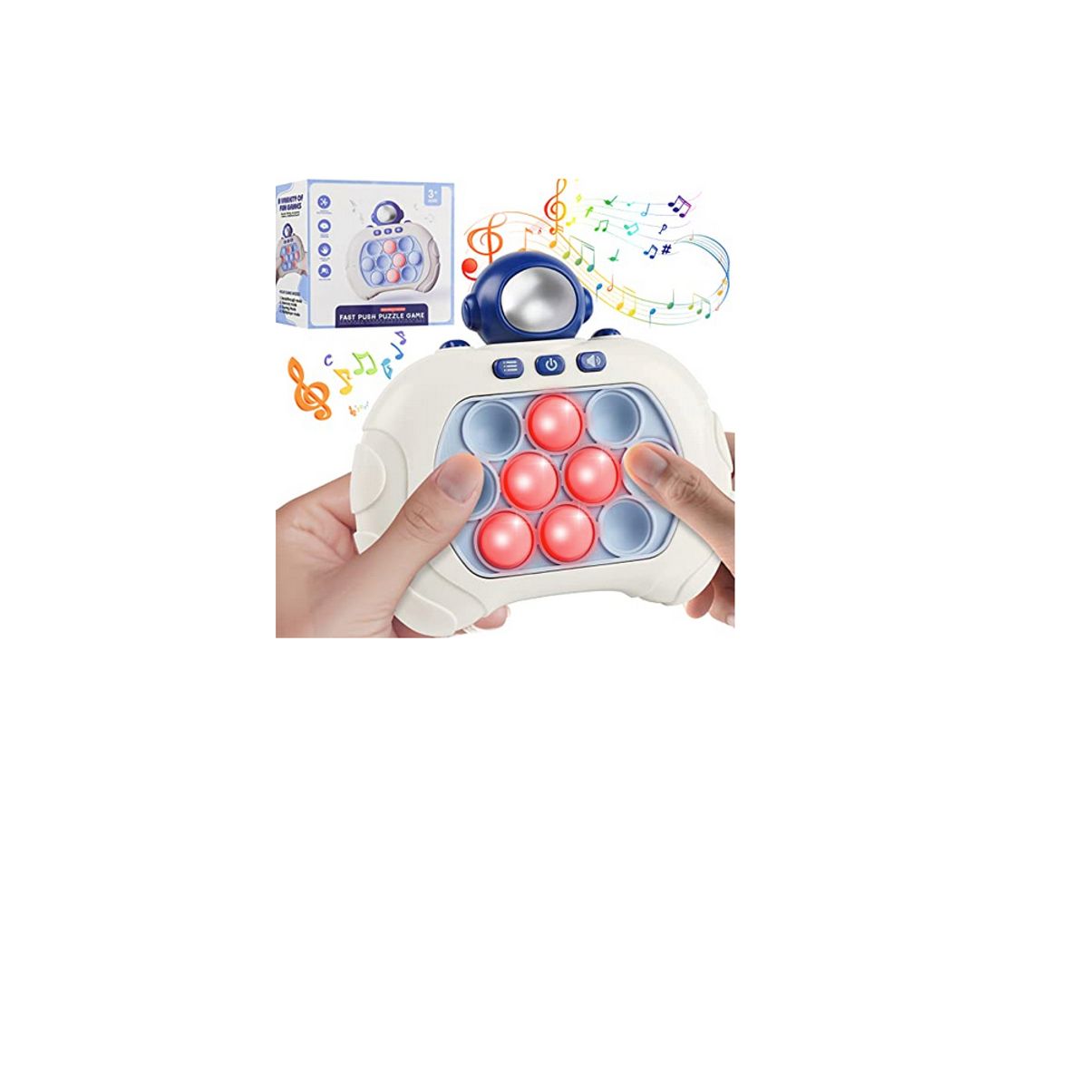 GENERICO - Pop-it Quick Juego Electronico Antiestrés Diseño Astronauta
