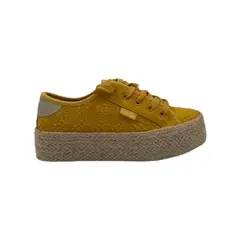 HERIEL - Zapatilla Amarilla Lona