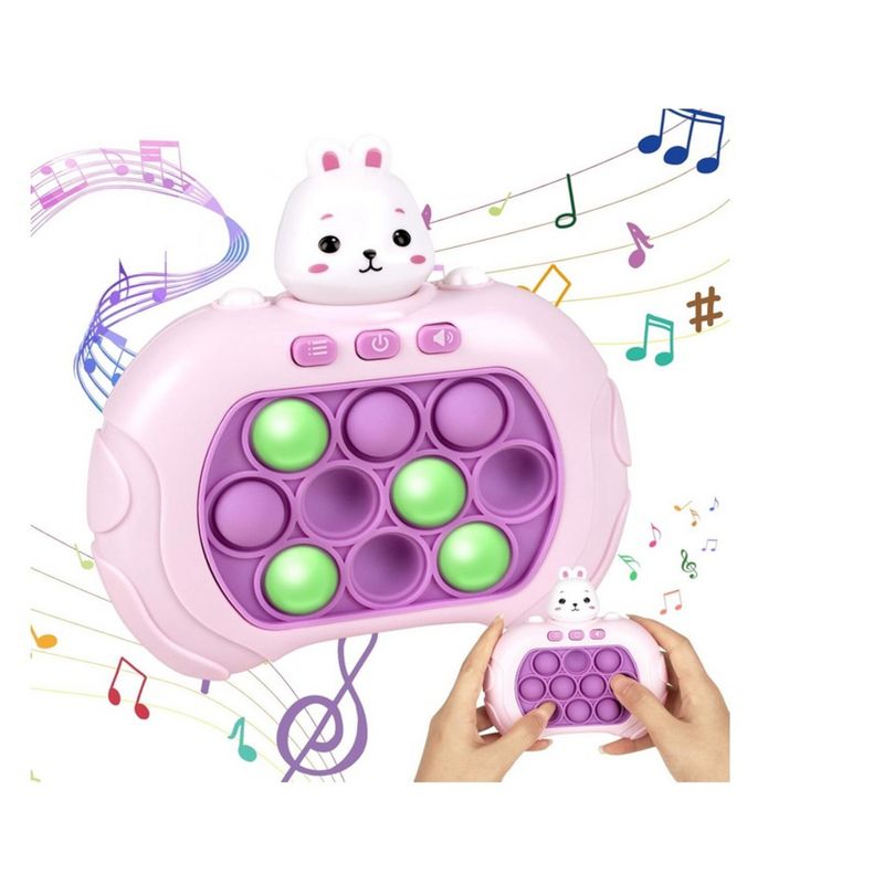 GENERICO - Pop-it Quick Juego Electronico Antiestrés Diseño Conejo Lila