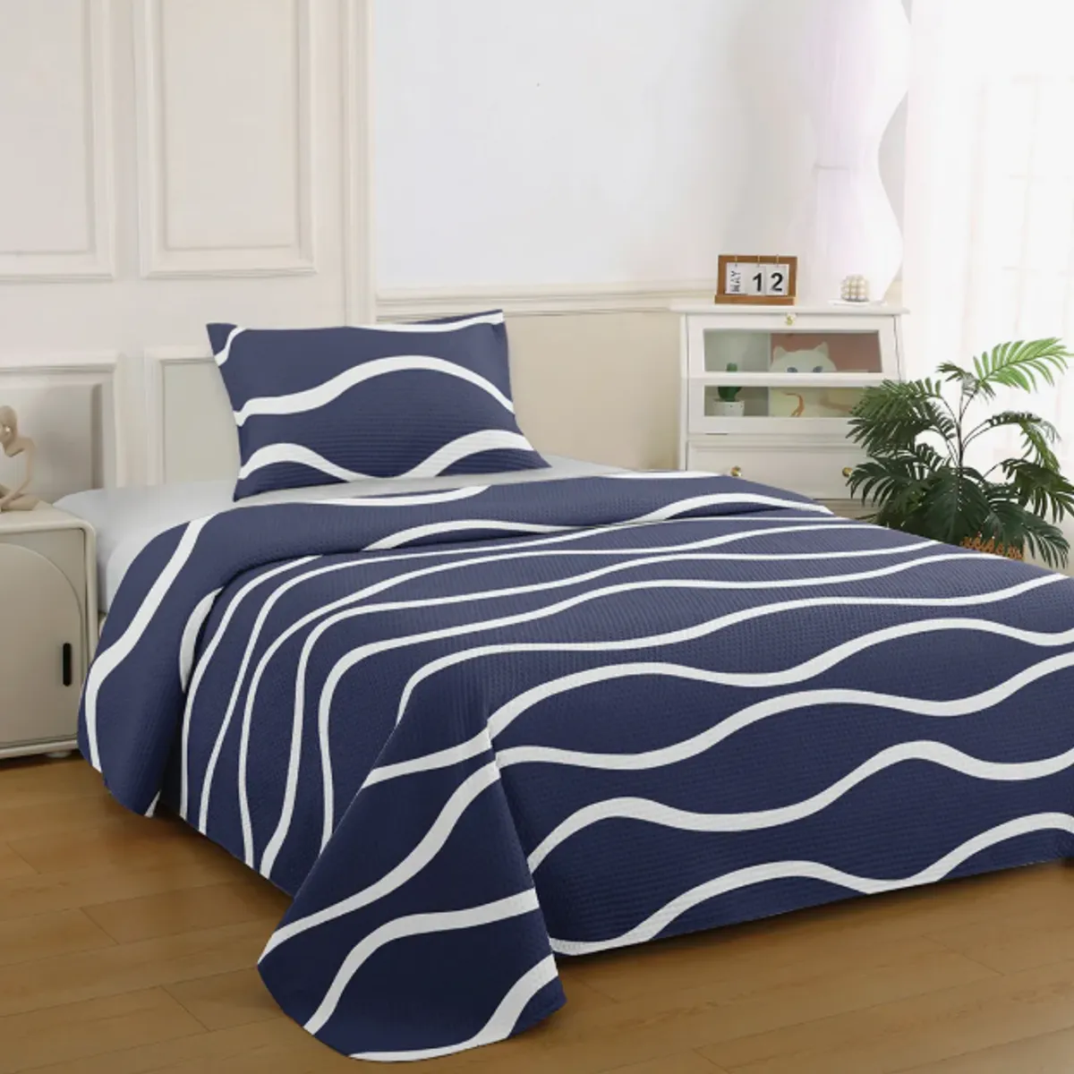 ILLUSIONS - Quilt Bruselas 2 Plazas Illusions Temporada Primavera-verano Marengo