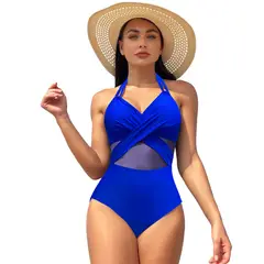 BLWOENS - Traje de baño Mujer - Azul