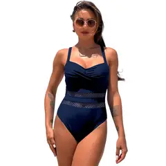 BLWOENS - Traje de baño Mujer - Azul