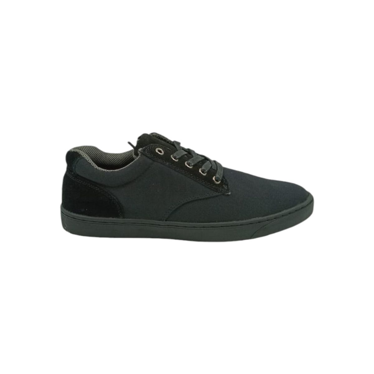 HERIEL - Zapatilla Negra Textil Hombre