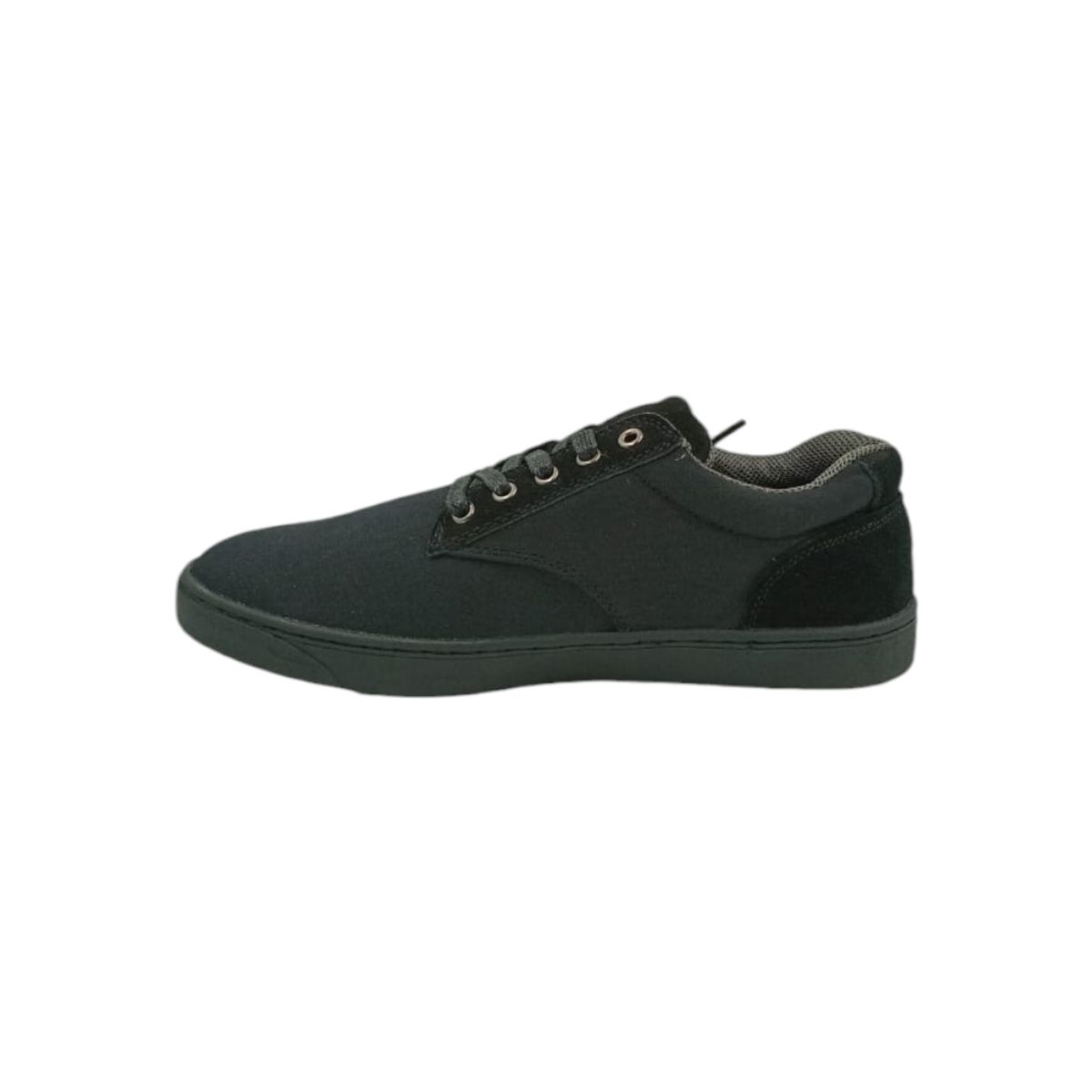 HERIEL - Zapatilla Negra Textil Hombre
