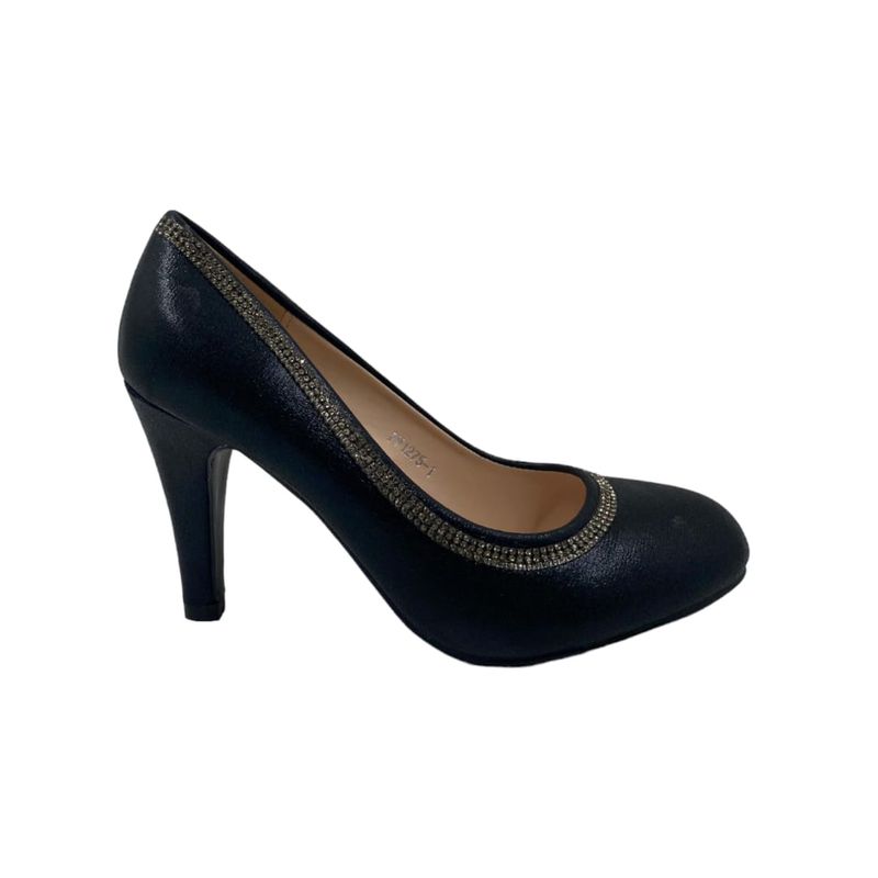 HERIEL - Zapato Negro Taco Aguja