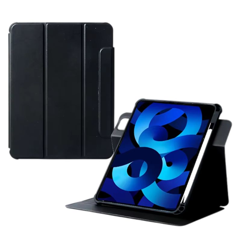 GENERICO - Carcasa Funda Giratoria 360° Para iPad Air 11 2024/ Air 4 5 Negro
