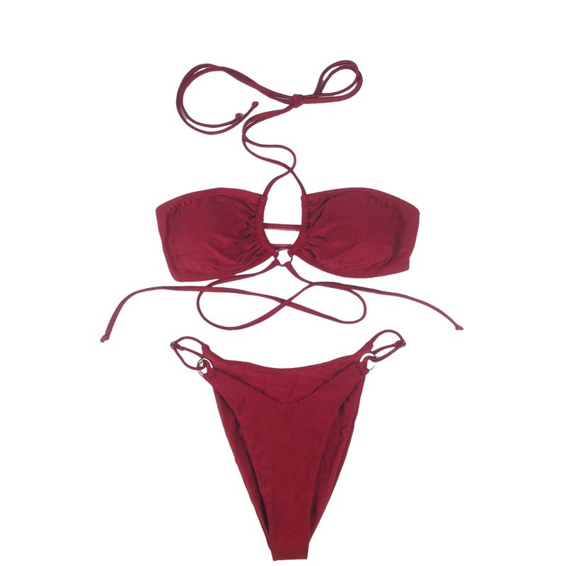 BLWOENS - Bikini Mujer - Rojo