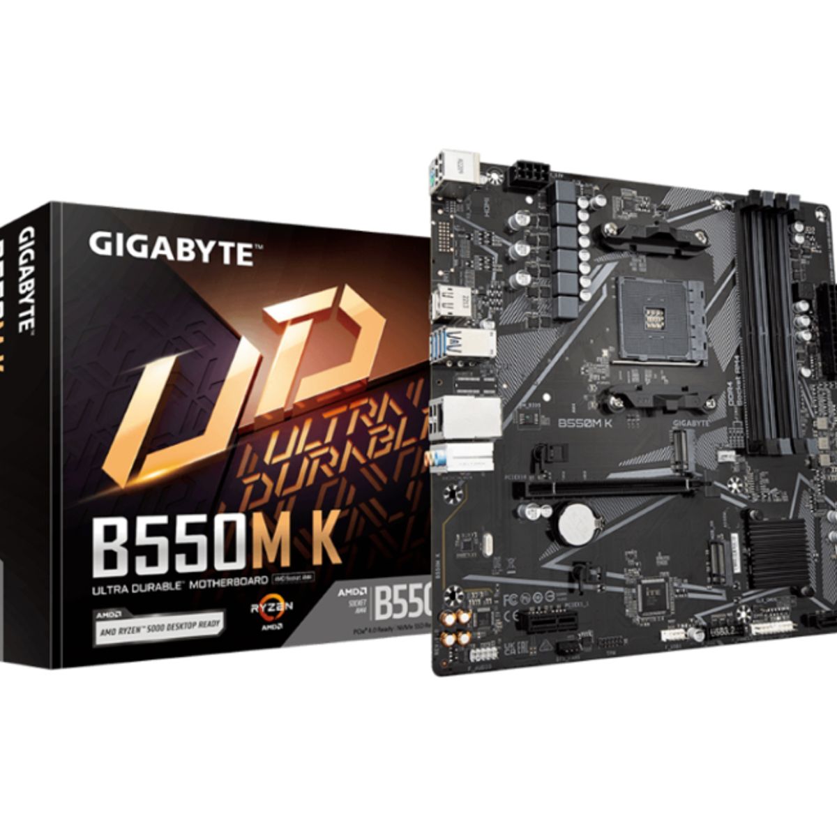 GIGABYTE - MB sAM4 AMD - GIGABYTE B550M K - 4x DDR4 - Micro ATX