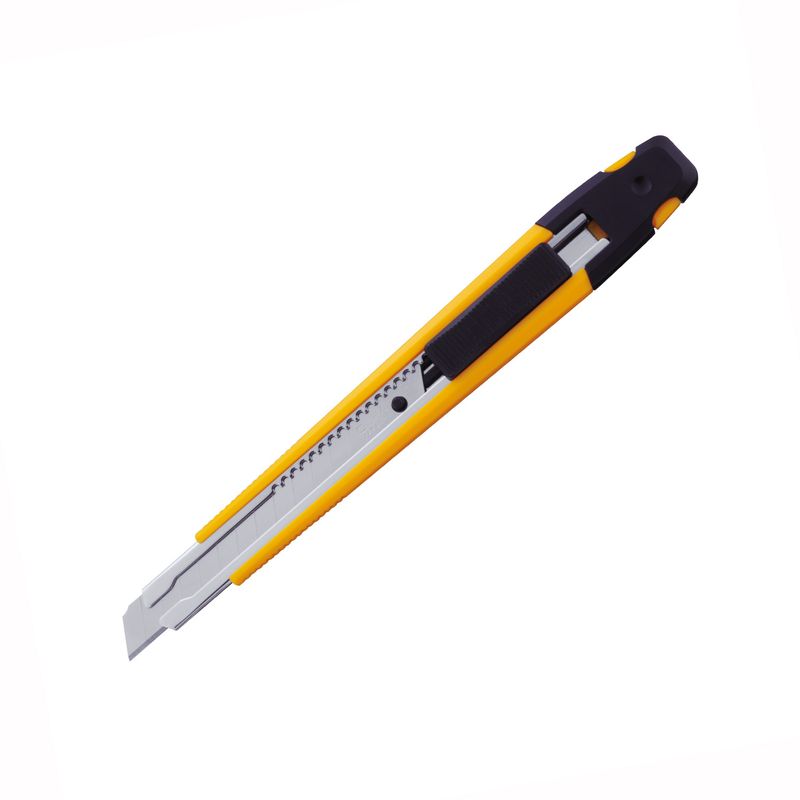 OLFA - Cuchillo 9 mm. con Seguro Automático y Clip.