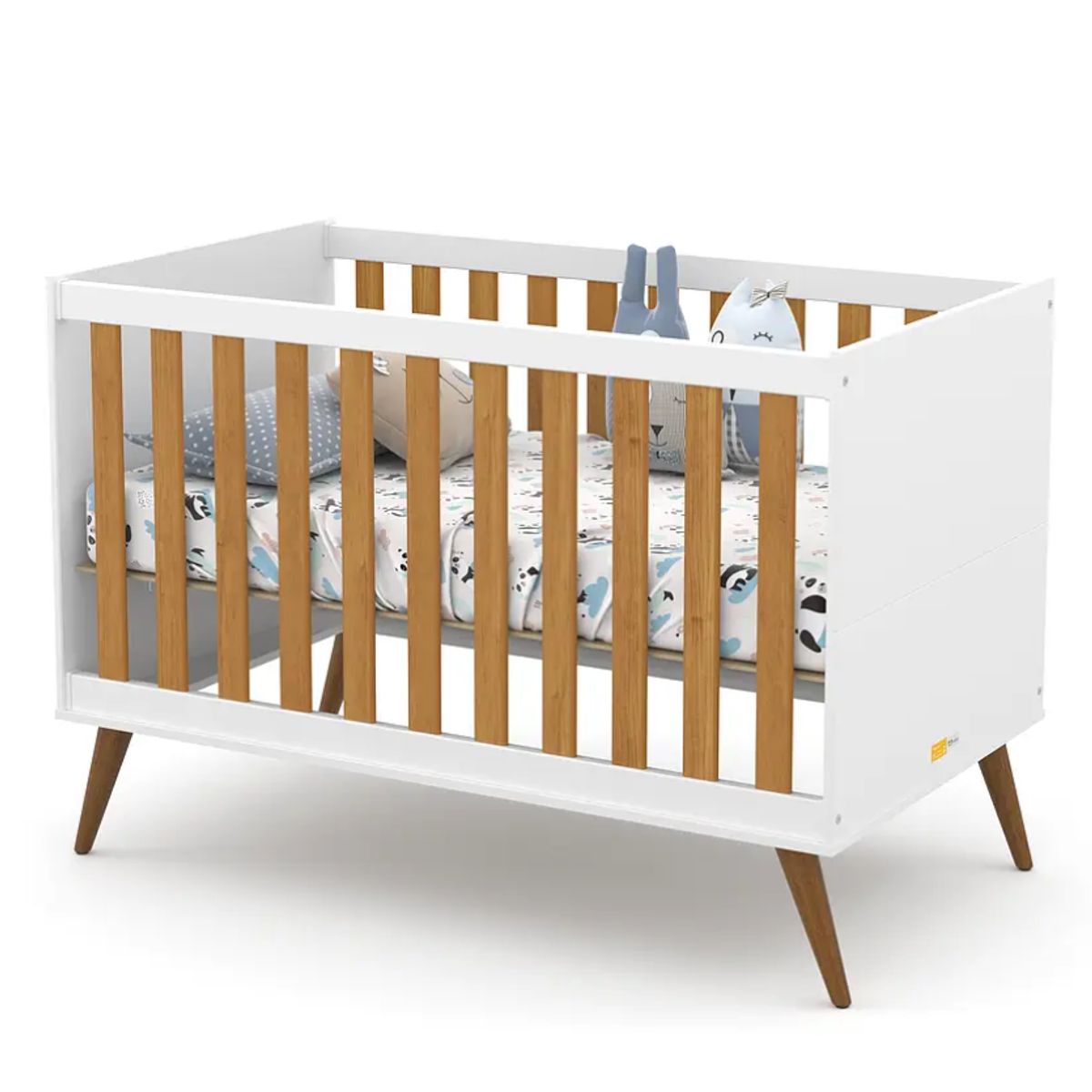 KIDSCOOL - Cuna Gold Ecowood Blanca