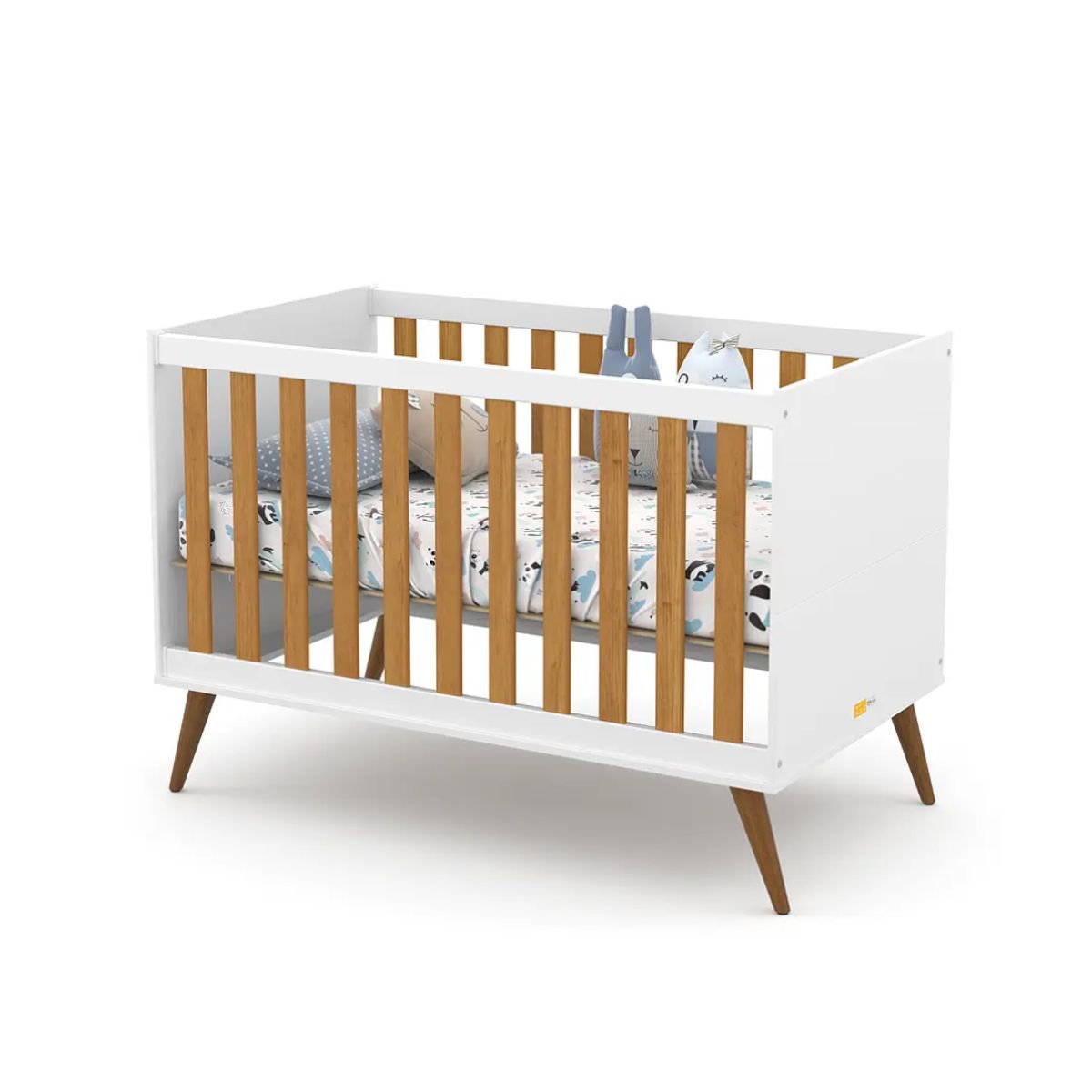 KIDSCOOL - Cuna Gold Ecowood Blanca