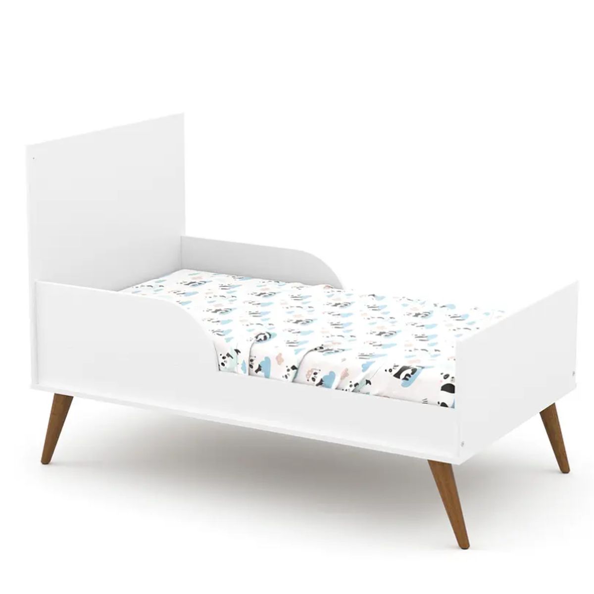 KIDSCOOL - Cuna Gold Ecowood Blanca