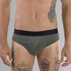 TAIS - 2 Unidades Slip Cotton Spandex Marengo Happy Boolls