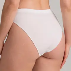 MONARCH - Pack Calzón Bikini Microfibra Blanco