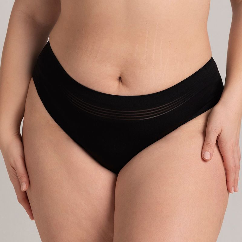 MONARCH - Pack Calzón Bikini Microfibra Negro Monarch.-