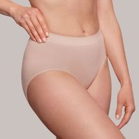 Pack Calzón Alto Microfibra Nude